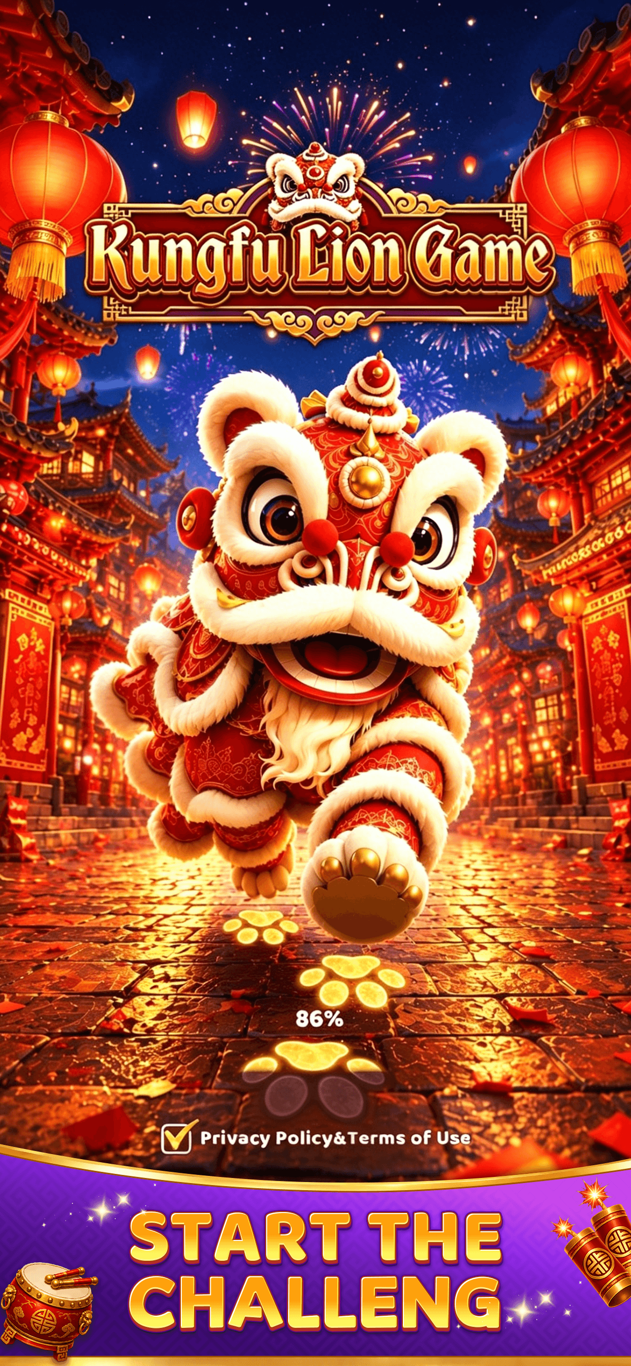 Kungfu Lion Game screenshot 1