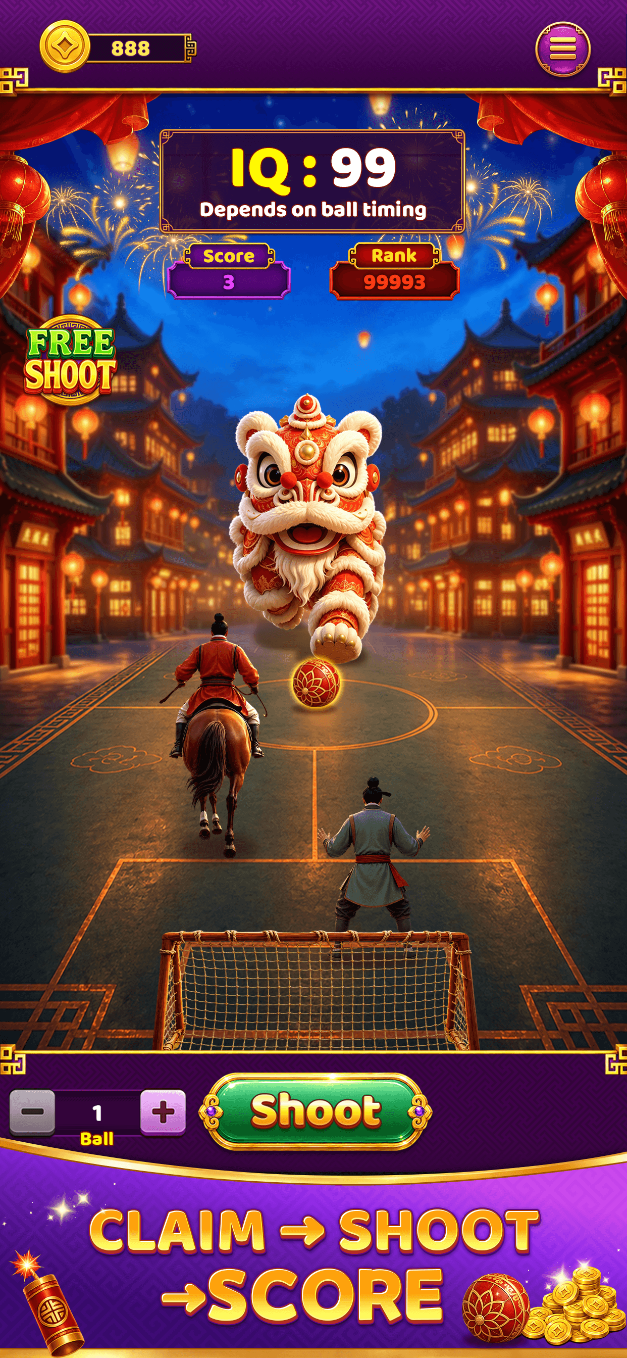 Kungfu Lion Game screenshot 2